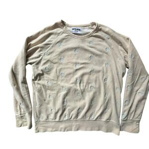 FUCKING AWESOME SMOKING DOG VELOUR SWEATSHIRT SIZE MEDIUM